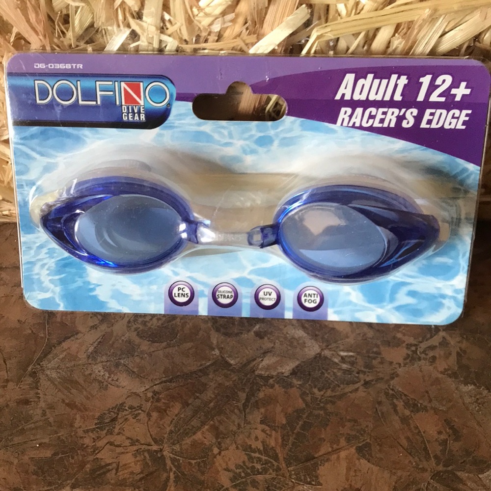 Dolfino racer’s edge dive gear swimming goggles